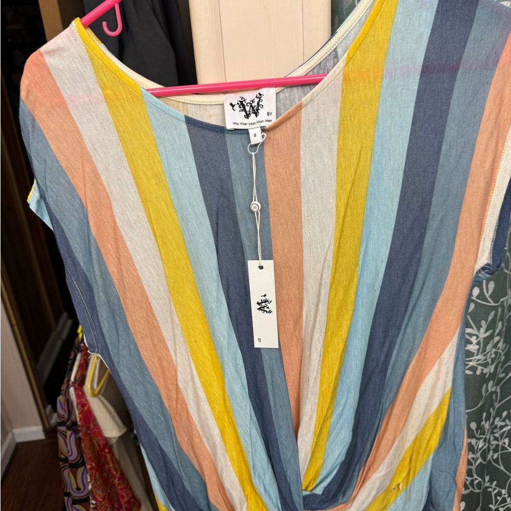 Striped Multicolor Dress